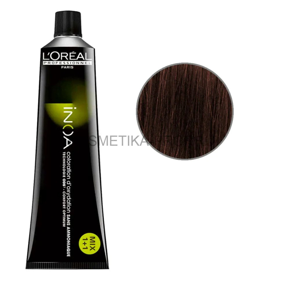 Краска для волос Loreal Professional Inoa ODS2 4.0 шатен глубокий 60 мл-0
