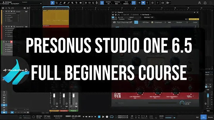 Presonus Studio One 6.5 | The Complete Beginners Guide [ Full Tutorial ]