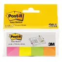 Клейкие закладки бумажные 3M Post-it Professional, 4 цвета по 50л., 20мм, пакет (670-4N)