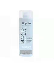 Kapous Professional Blond Bar - Питательный оттеночный бальзам для оттенков блонд Стальной 200 мл