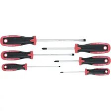 Набор отверток, сталь S2, двухкомпонентные рукоятки, 6 шт Matrix Professional, арт: 13303