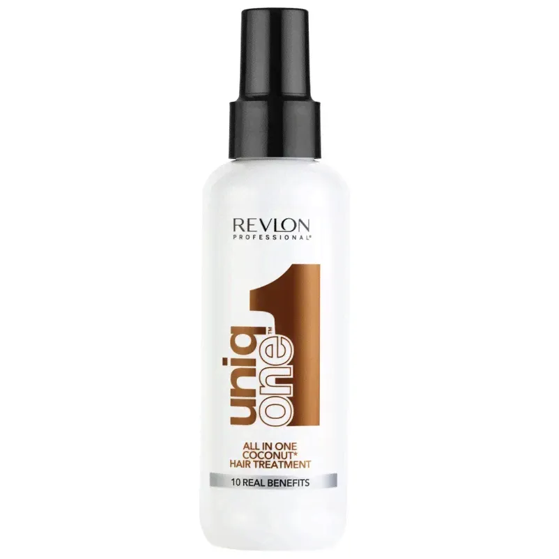Несмываемая маска-спрей для волос с ароматом кокоса Revlon Professional Uniq One Coconut, 150 мл-0