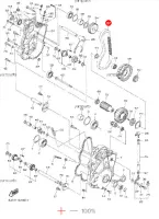 Приводная цепь коробки передач Yamaha Viking Professional, 94890-09068-00