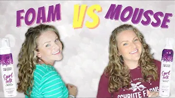IS MOUSSE THE SAME AS FOAM? -- Wavy Curly Hair Styling Comparison