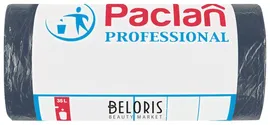 Paclan Мешки для мусора ПНД 35л 6,2мкм 50шт/рул черные 50x60см Paclan Professional