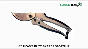 Green Jem Heavy Duty Bypass Secateurs - GT474A