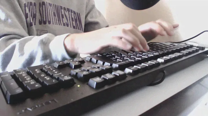 Lenovo Preferred Pro II typing test. (DO NOT GET THIS KEYBOARD)