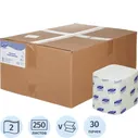 Туалетная бумага Luscan Professional белая двухслойная 250 листов 30 шт., белый Luscan PROFESSIONAL