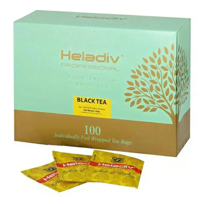 Чай черный Heladiv Professional Line Black в пакетиках 2 г х 100 шт