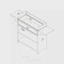 Мангал Professional Optima Grill POG 3000 Gratar