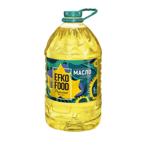 Масло подсолнечное EFKO FOOD Professional 5 л