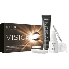 Набор для окрашивания бровей и ресниц (Холодно-коричневый) VISION - OLLIN PROFESSIONAL