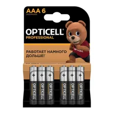 Батарейка Opticell PROFESSIONAL AAA 6 PCS (5052004)