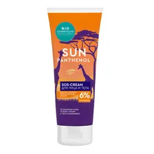 Крем после загара Bio Cosmetolog Professional SOS-CREAM и тела с пантенолом увлажняющий и успокаивающий, 75 мл