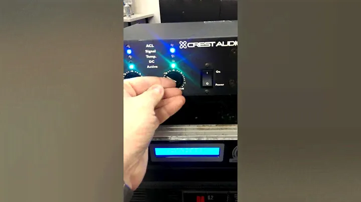 Crest Pro 8200 amplifier test