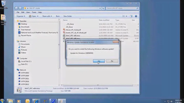 Tech Support: Installing Virtual PC and Windows XP Mode in Windows 7