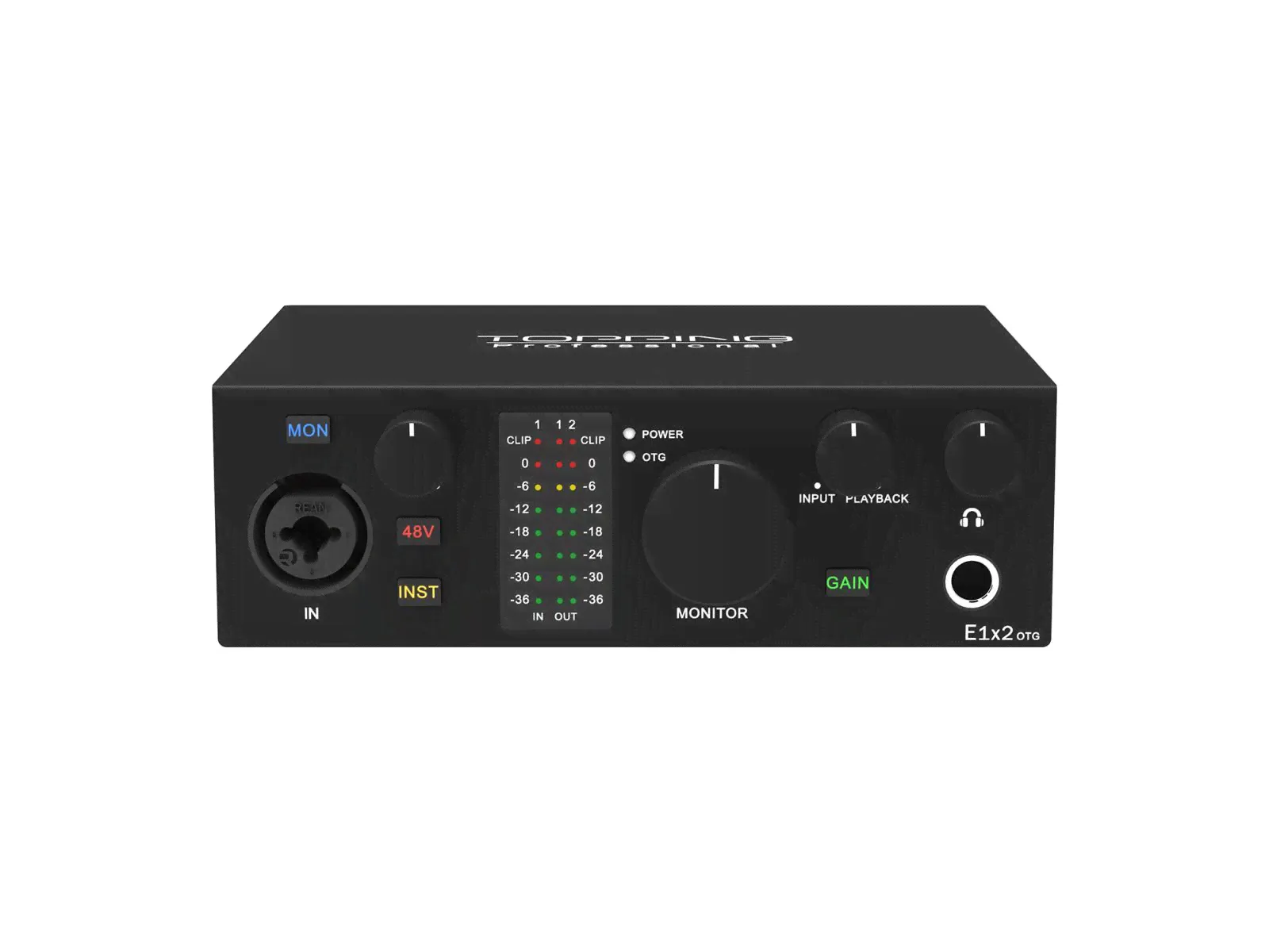 Аудиоинтерфейс Topping Professional E1x2 OTG black-0