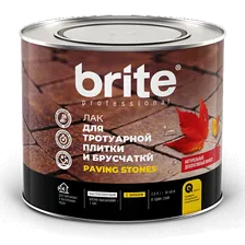 Лак Brite® Professional для тротуарной плитки и брусчатки