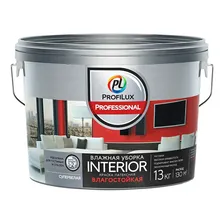 Краска ProfiLux Professional Interior водоэмульсионная латексная моющаяся 13 кг