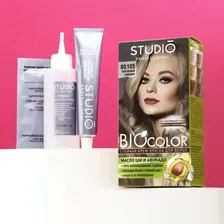 studio professional стойкая крем краска для волос studio professional 90.105 пепельный блондин, 50 мл essem hair studio professional