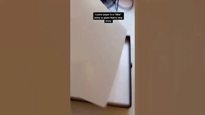 the photo paper I use to make art prints
