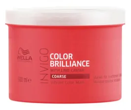Маска-уход для защиты цвета жестких волос - Wella Professional Invigo Color Brilliance Vibrant Color Mask for coarse hair