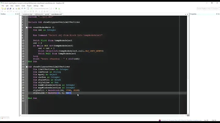 MapBasic in MapInfo. Урок 4. Работа с геометрией