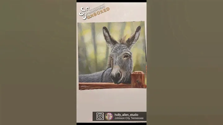 Artist Holly Allen's UNBOX reel of Archival Matte Paper Prints. Thanks for sharing. #art #wildlife