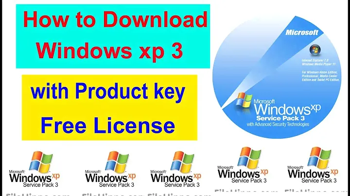 How to Dwonload Windows xp service pack 3,sp3 with product key free Legal use my help care in hindi