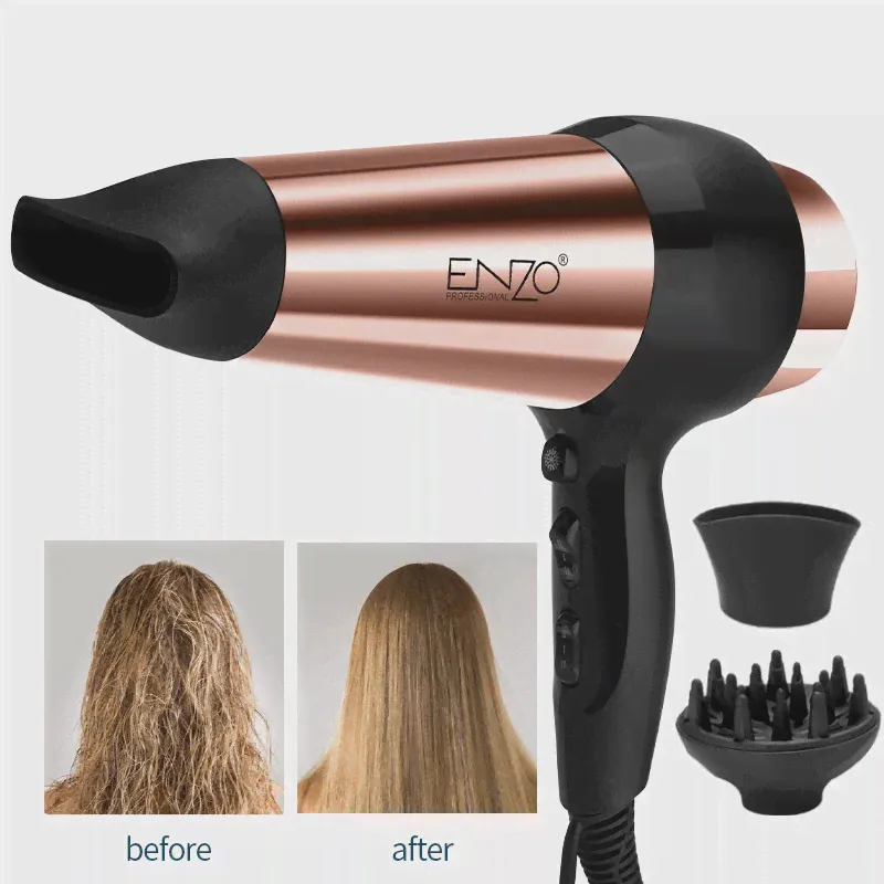 Professional enzo hair dryer 8000w Salon Powerful Fast Drying ionic