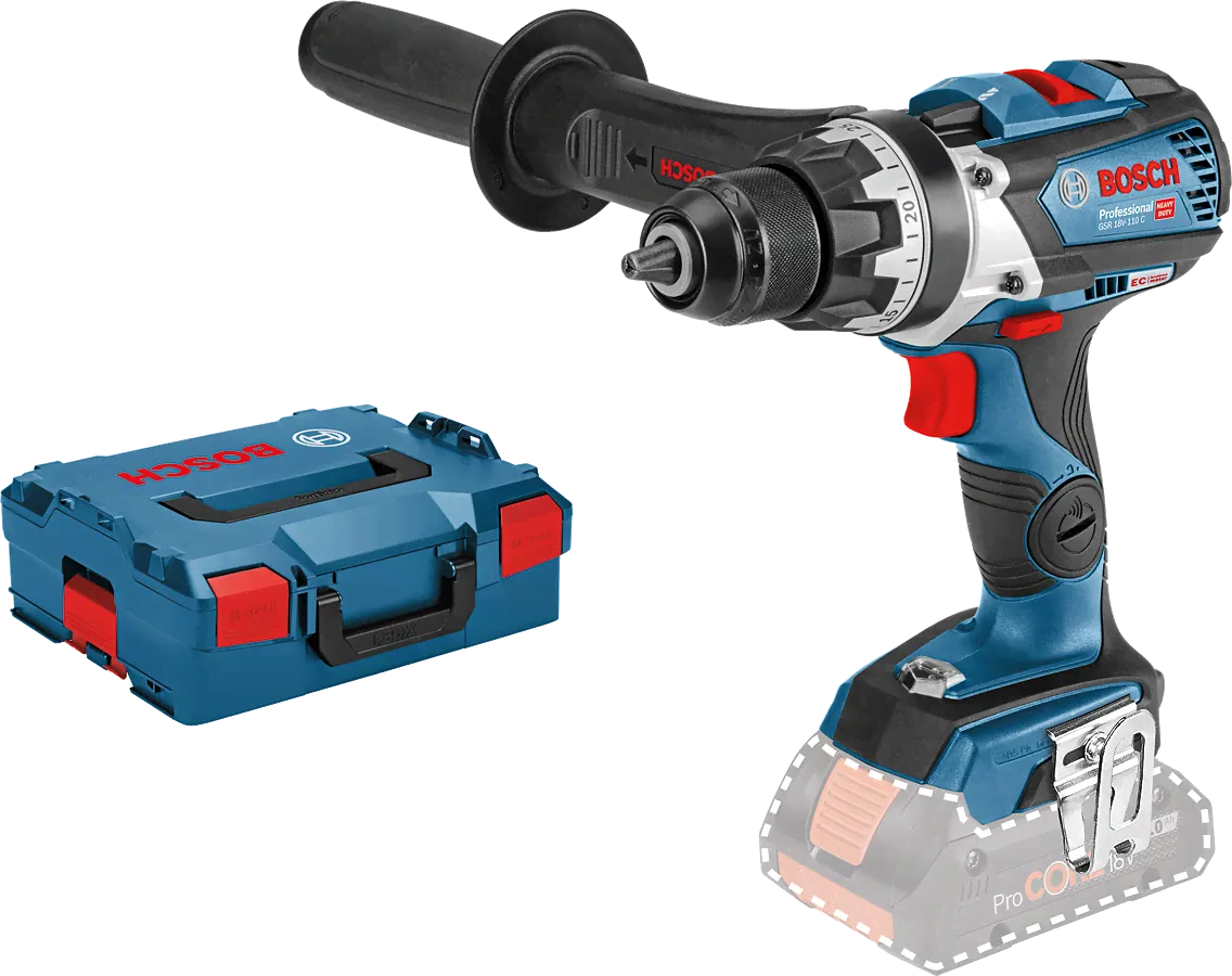 Аккумуляторная дрель-шуруповерт GSR 18V-110 C Professional (соло) 06019G0109-0