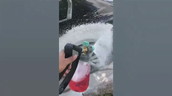 Sooprinse foam cannon works pretty good for $20 ok Amazon can’t go wrong with it