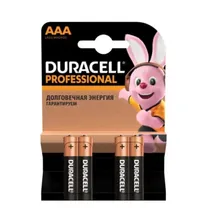 Батарейки Duracell LR03-4BL Professional ААА 4шт