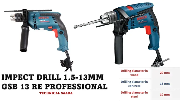 IMPECT DRILL BOSCH GSB 13 RE REVIEW AND HOW TO WORK WITH IMPECT DRILL #powertools #diy #construction
