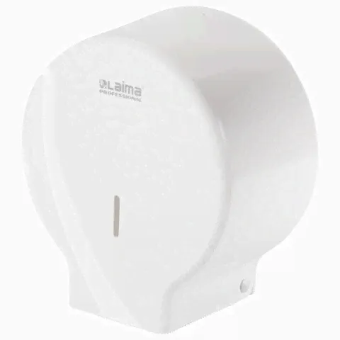 Диспенсер для туалетной бумаги LAIMA PROFESSIONAL ORIGINAL (Система T2), малый, белый, ABS, 605766-0