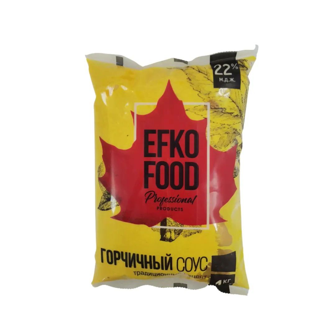 Соус EFKO FOOD professional Горчичный м.д.ж 22% балк-0
