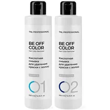 Кислотная смывка для удаления краски с волос TNL Professional Be Off Color Remover 2*200 мл