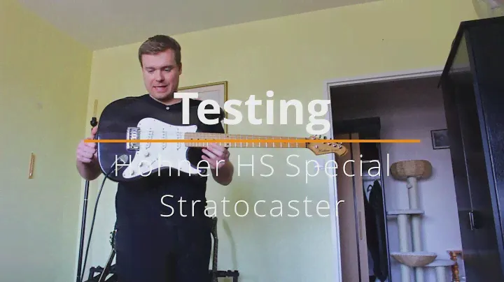 Budget STRAT guitar sounding AWESOME! Hohner HS Special test! 🔥