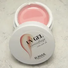 RUNAIL PROFESSIONAL КАМУФЛИРУЮЩИЙ UV-ГЕЛЬ, РОЗОВЫЙ ШЁЛК 3453, 15 Г.