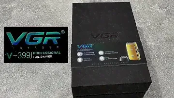 Unboxing VGR V399 Foil Shaver and a quick test