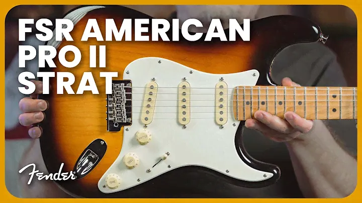 Fender FSR American Pro II Strat - Ash, Roasted Maple, 2-Tone Sunburst