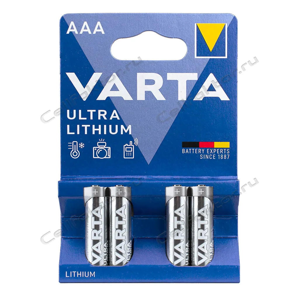 Батарейка VARTA FR03 PROFESSIONAL LITHIUM BL4-0