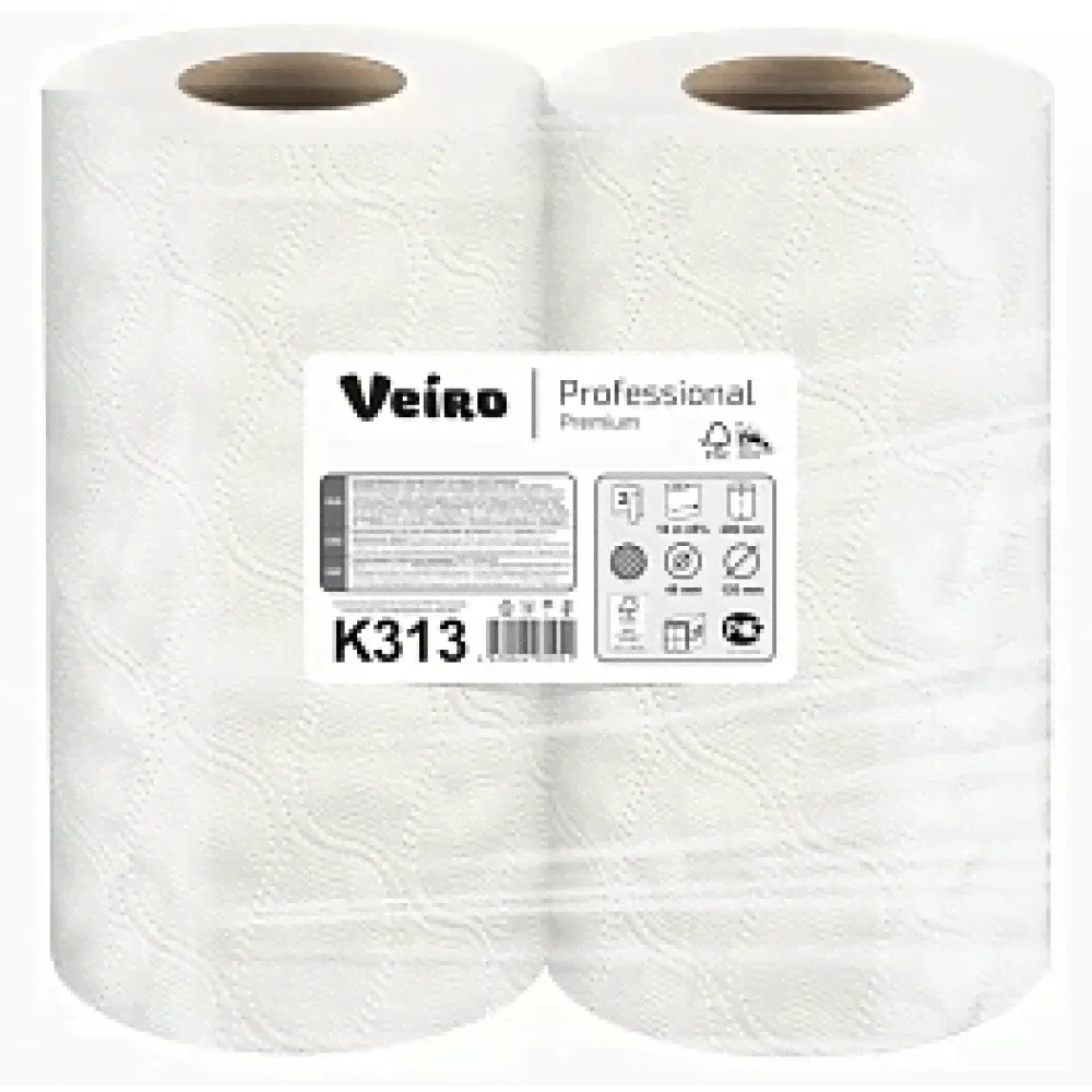 Полотенца бумажные в рулонах Veiro Professional (K313)