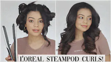 L'OREAL STEAMPOD CURLS TUTORIAL...INCREDIBLE.