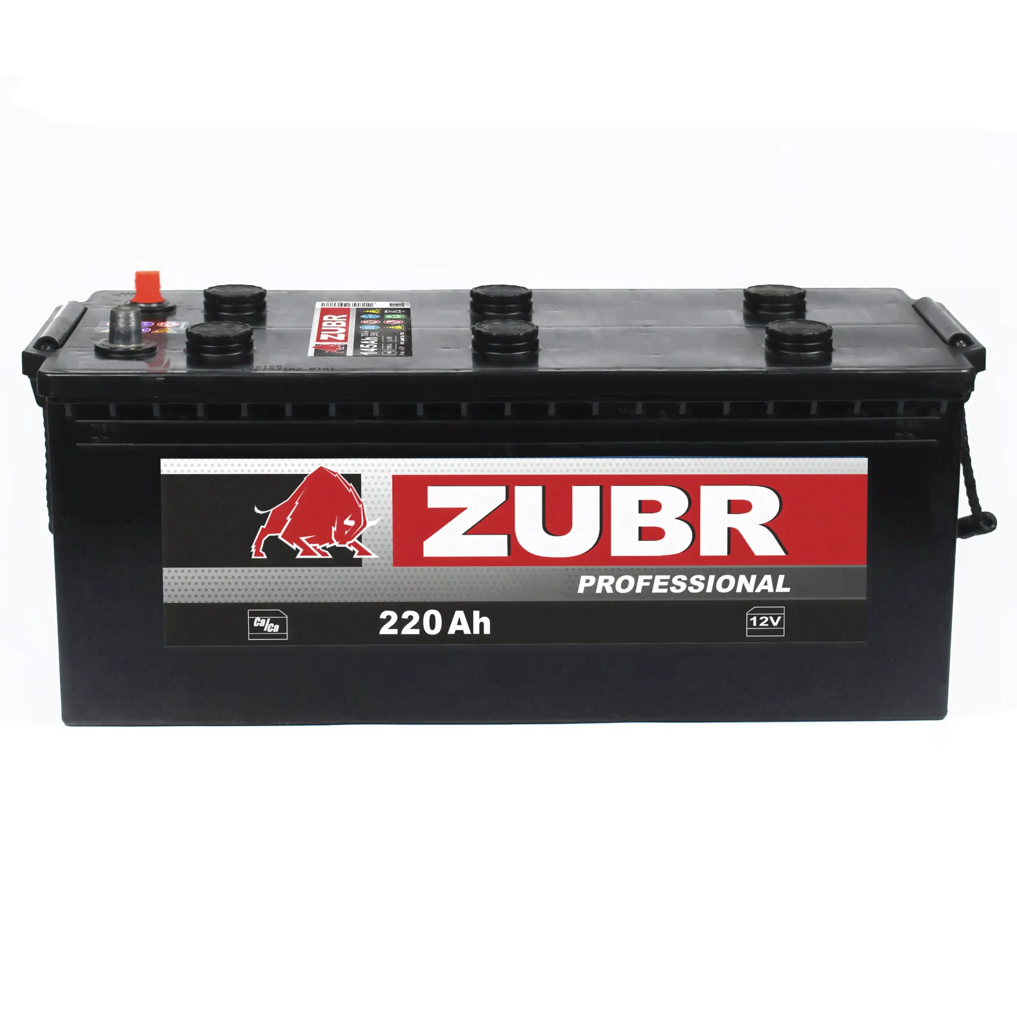 Аккумуляторная Батарея Zubr Professional 220Ah R+ Болт 1300 A 510X218X225