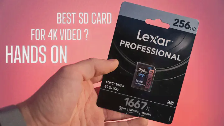 Best SD Card for my Sony A7C Lexar Professional SDXC UHS-II hands - on