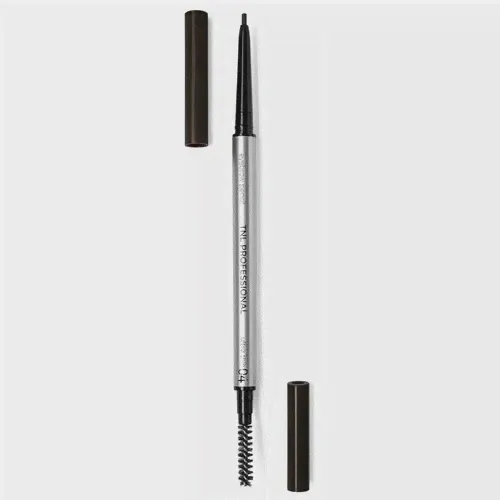 TNL Professional ультратонкий карандаш для бровей Ultra thin, оттенок №04 dark grey brown