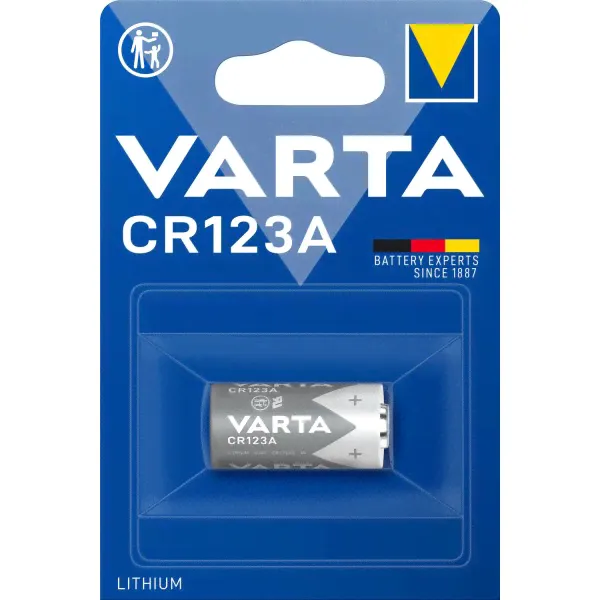 Батарейка Varta Professional CR123A BL1 Lithium 3V (6205) (1/10/100) VARTA 06205301401-0