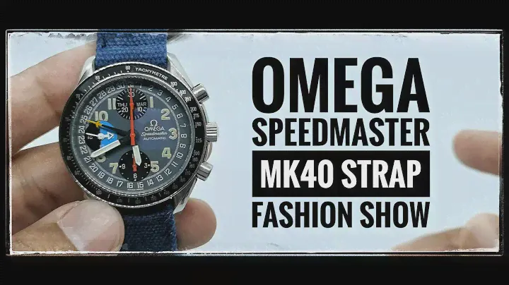 #speedmastertuesday special Watch, 5 Looks: Omega Speedmaster 38mm MK40 strap fashion show