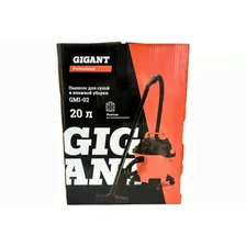 Gigant Professional Пылесос для сухой и влажной уборки, с розеткой для электроинструмента 1200Вт, 20л GMI-02 оранжевый, черный